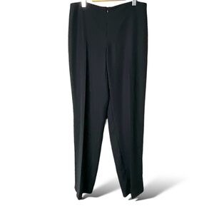 JOSEPH RIBKOFF 100% Easy Care Polyester Wide Leg Flat Front Dress Pants US Sz 14